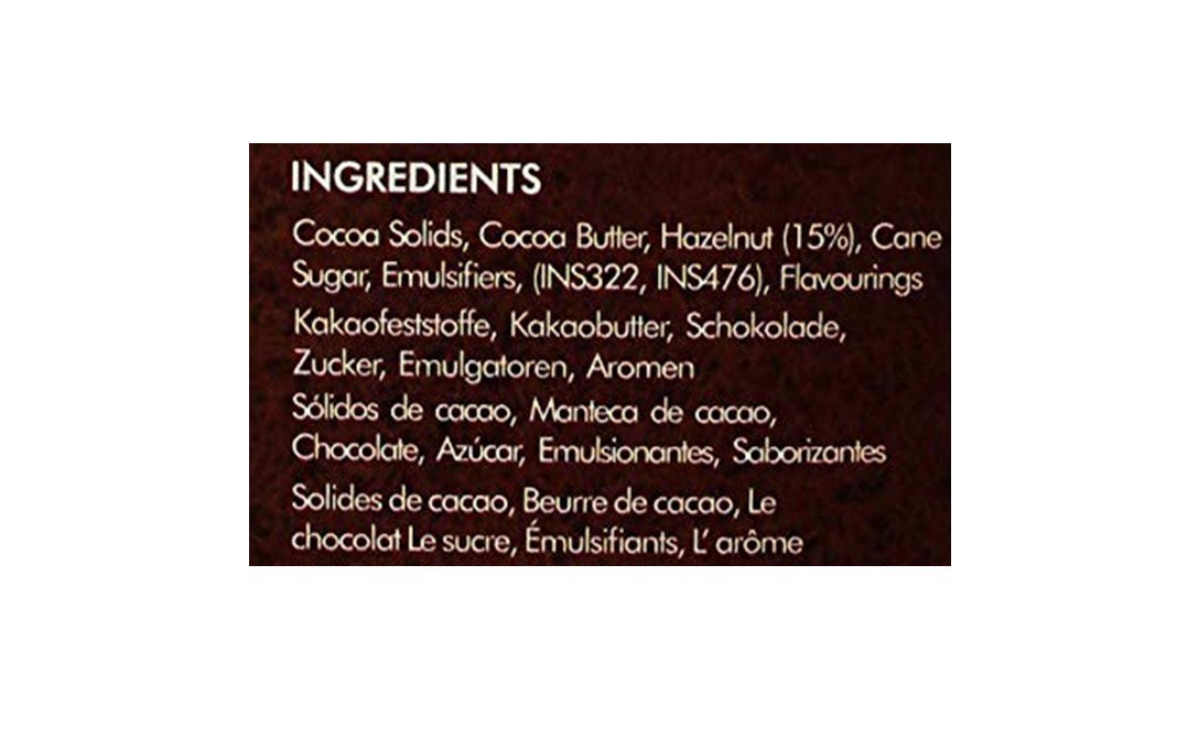 Didier & Frank Crunchy Dark Hazelnut Chocolate    Box  100 grams